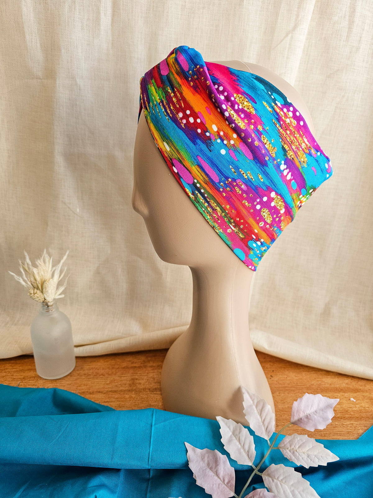 Carnival Sunrise Knotted Headband