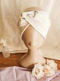 Ivory Knotted Stretch Headbands