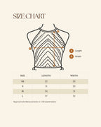 Crochet Top Size Chart