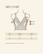 Handmade Crochet Top Sizing Chart