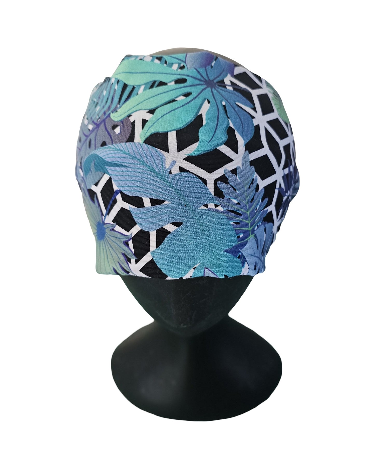 Colourful Headband on Mannequin with white background
