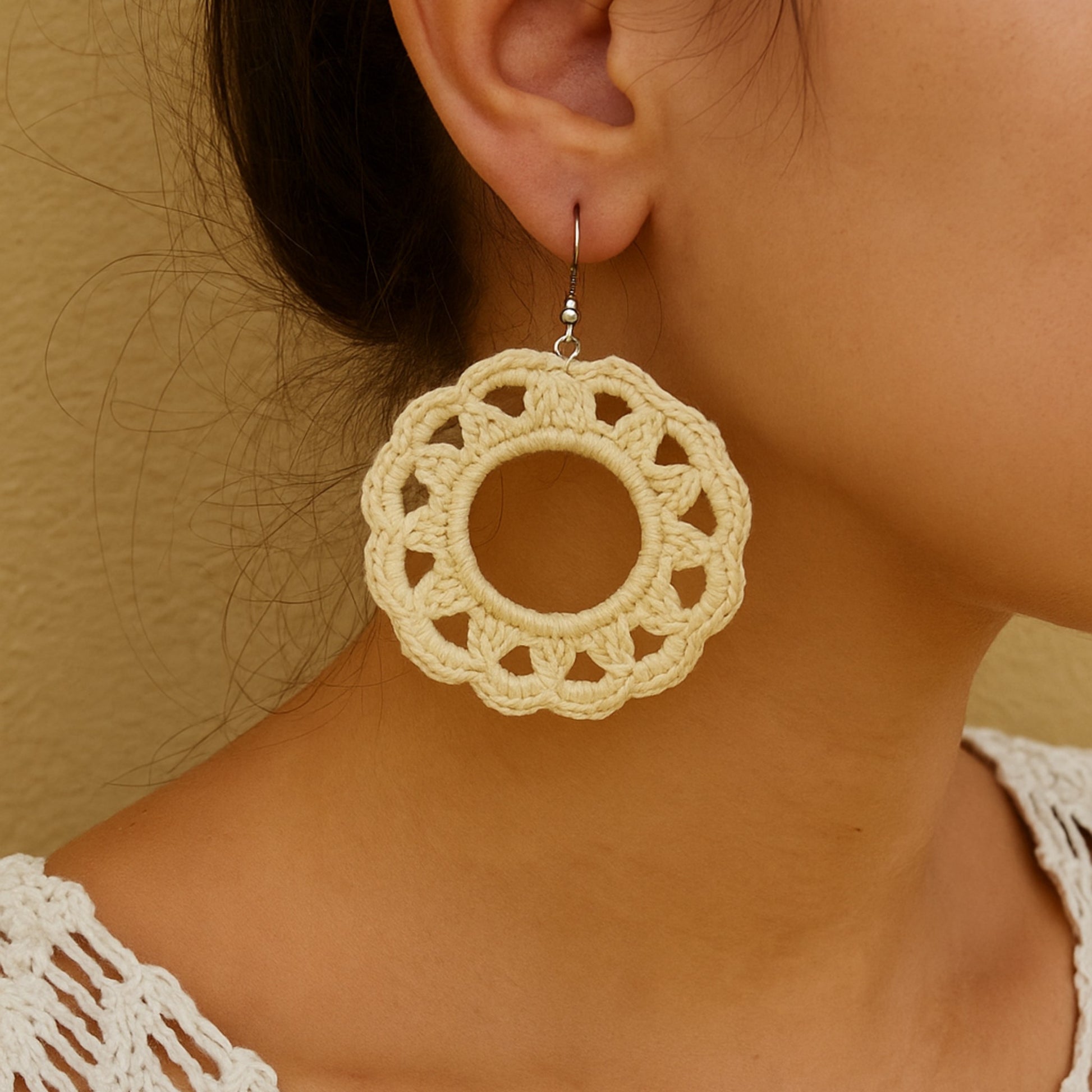Crochet earrings