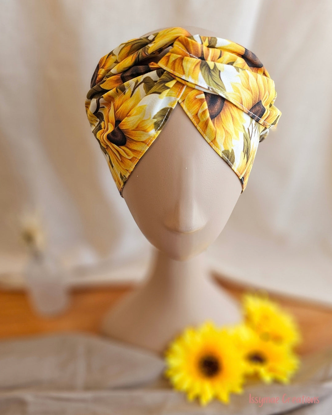 Sunflower Wire Head Wrap