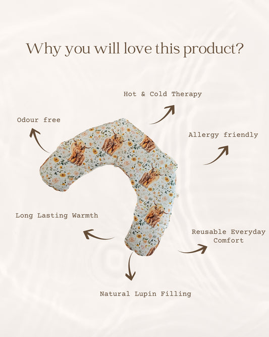 Product with text highlighting its features on a white background