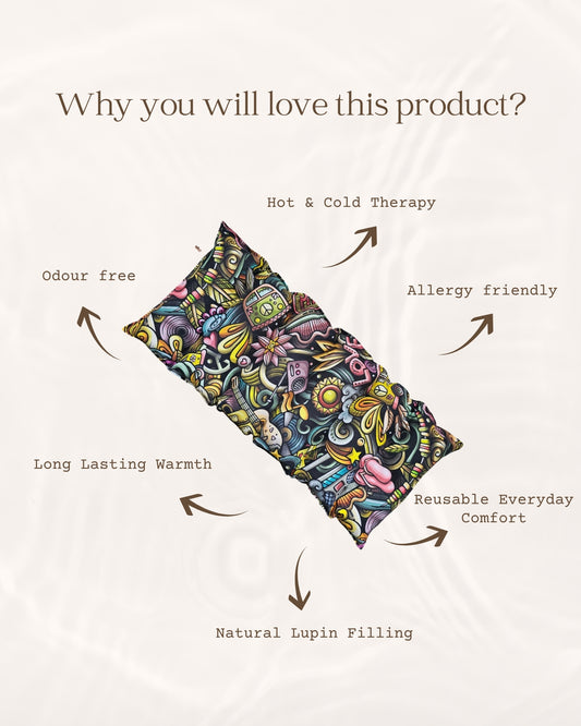 Hippy Life Large Rectangle Hot n Cold Pack