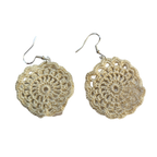 Frankie Cream Crochet Earring