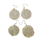 Frankie Cream Crochet Earring