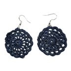 Frankie Indigo Crochet Earring