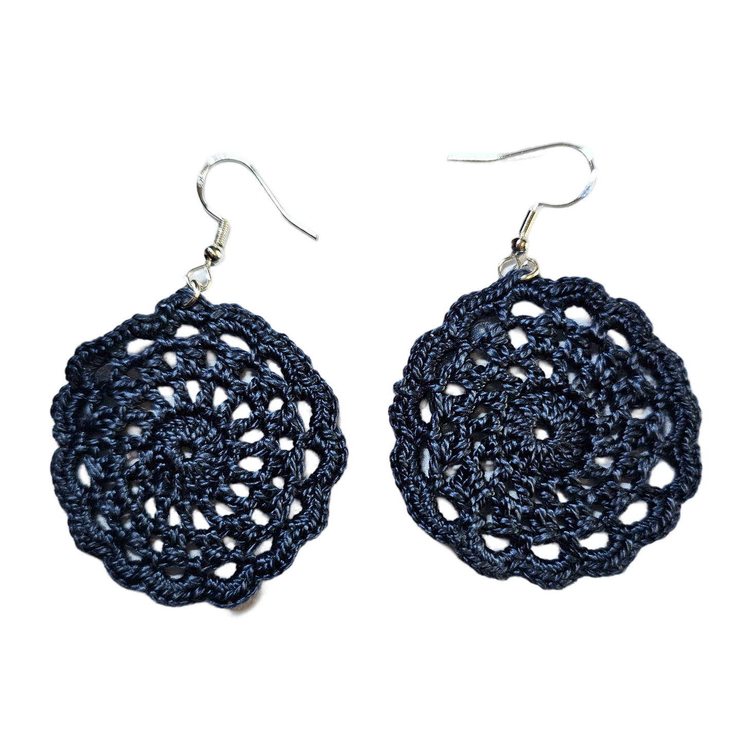 Frankie Indigo Crochet Earring