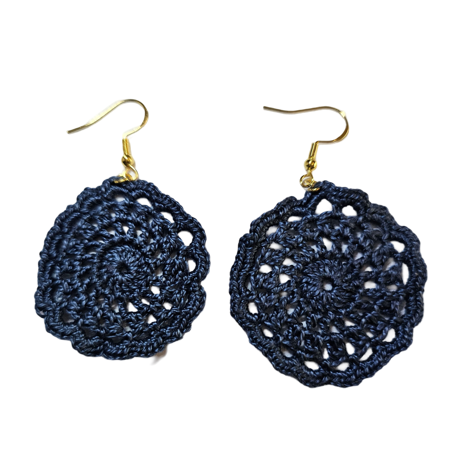 Frankie Indigo Crochet Earring