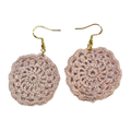 Frankie Pink Crochet Earring