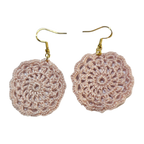 Frankie Pink Crochet Earring