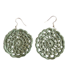 Frankie Teal Crochet Earring