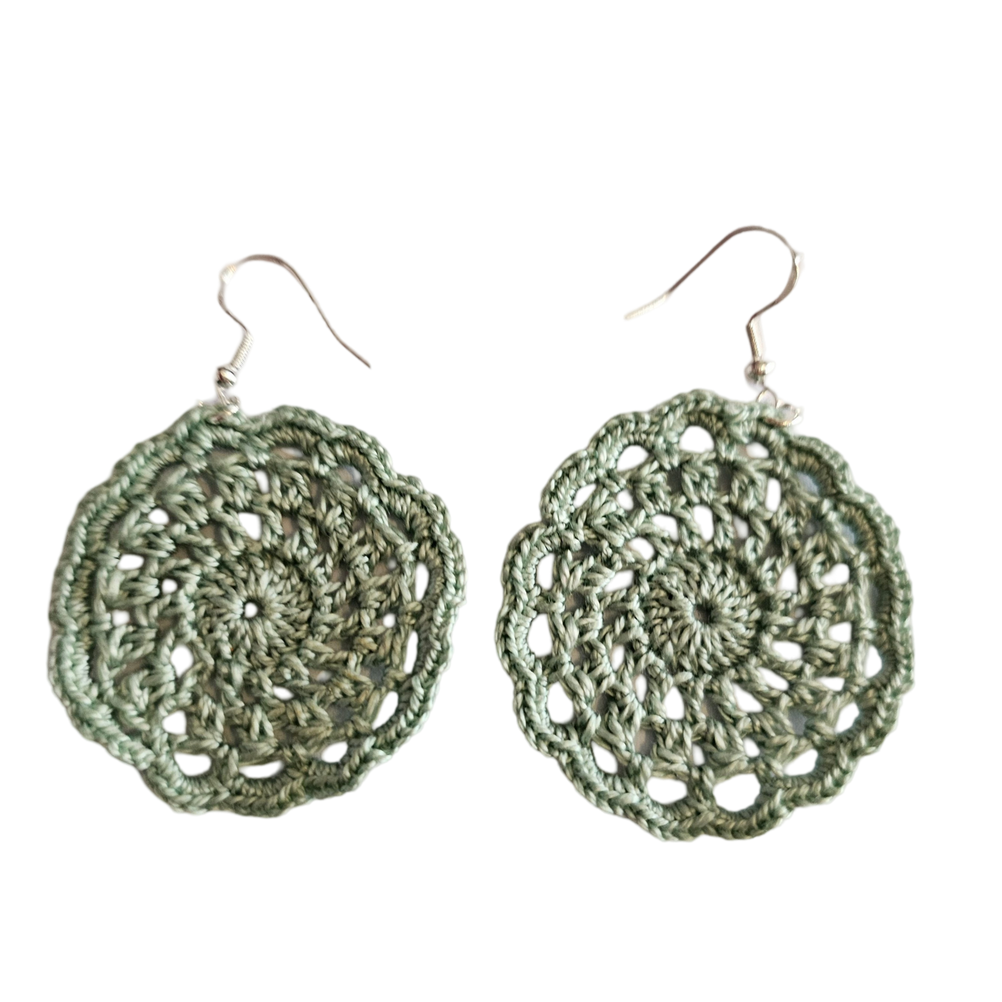 Frankie Teal Crochet Earring