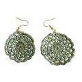 Frankie Teal Crochet Earring