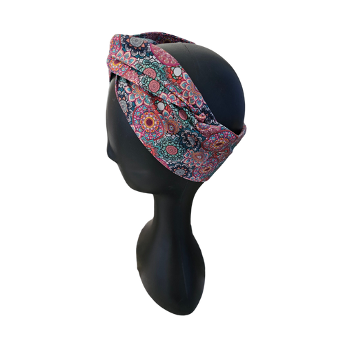 Wire Headband - Floral Side View