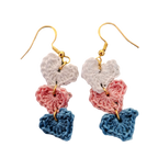Live Hearts Crochet Earring