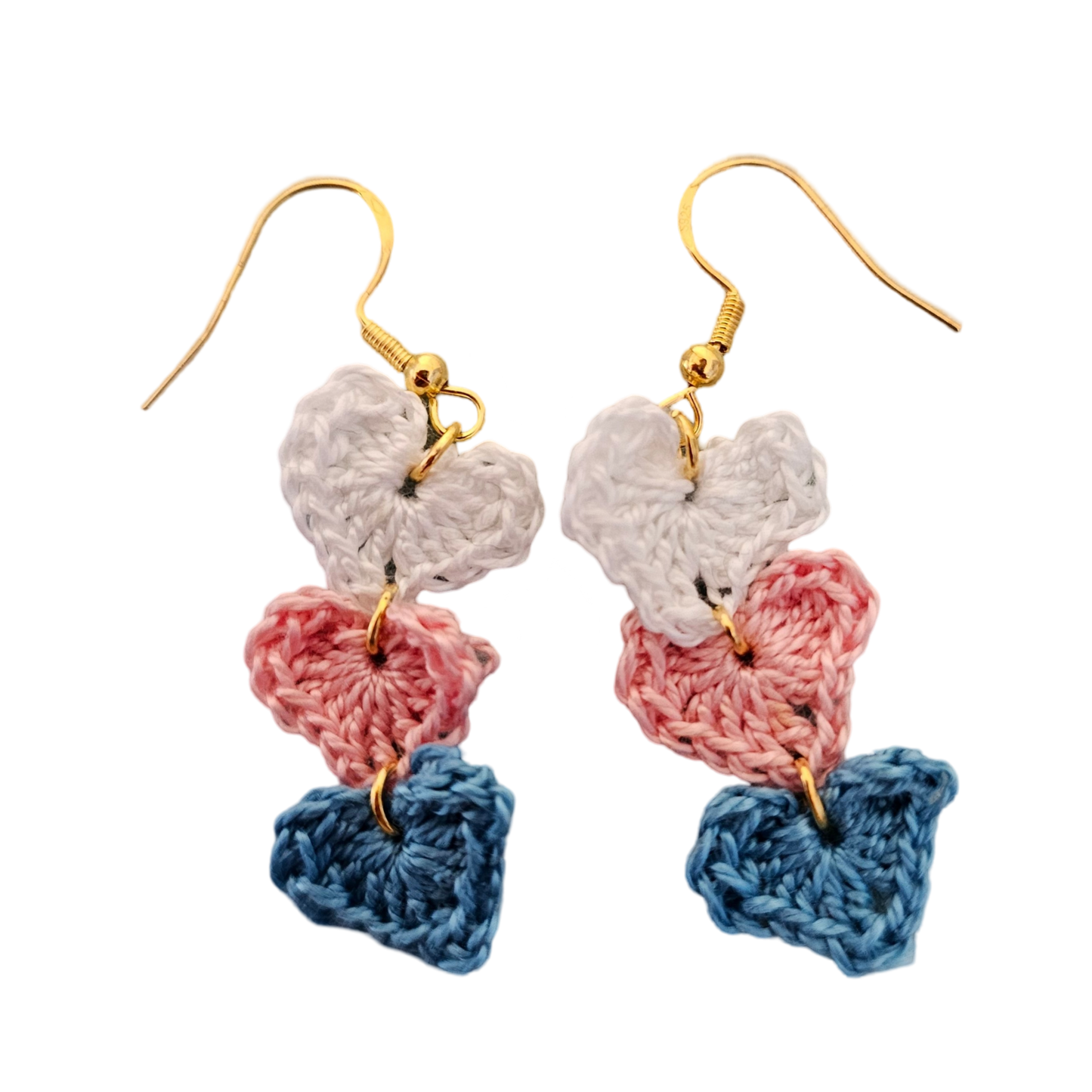 Live Hearts Crochet Earring