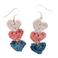 Live Hearts Crochet Earring
