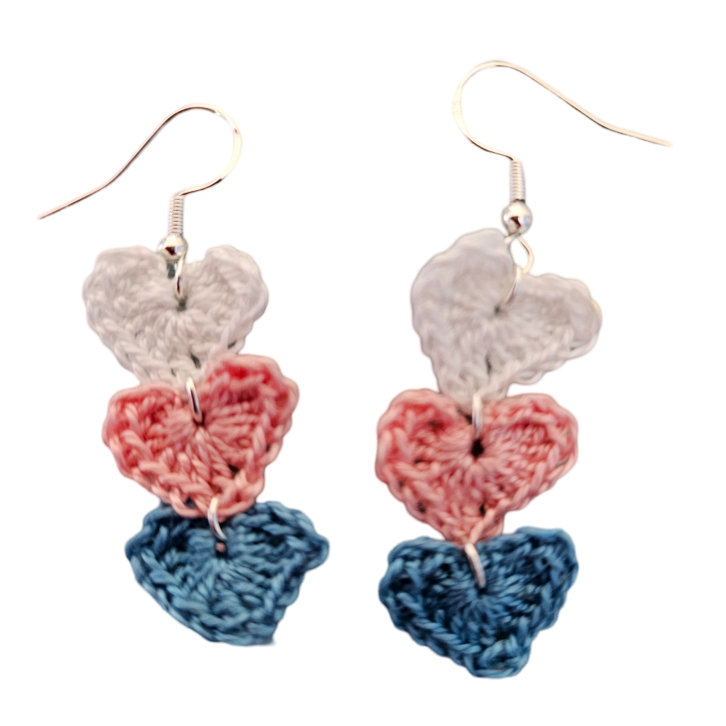 Live Hearts Crochet Earring