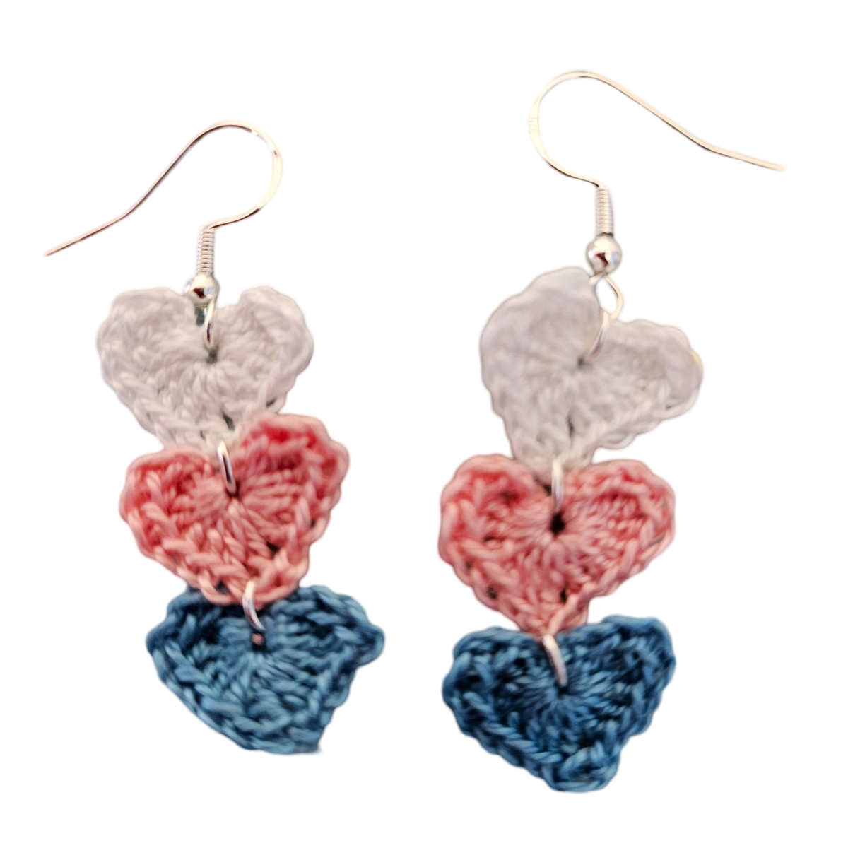 Live Hearts Crochet Earring