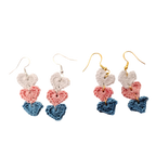 Live Hearts Crochet Earring
