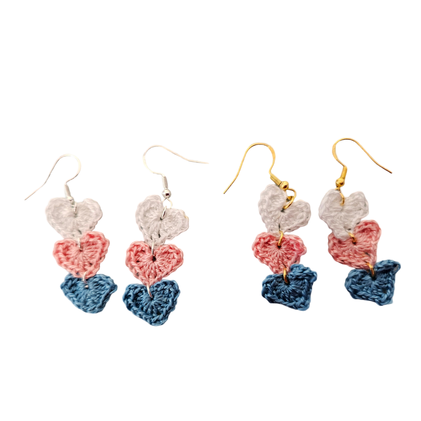 Live Hearts Crochet Earring