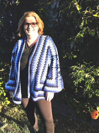 Delaney Oversize Hexagon Cardigan