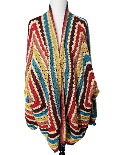 Poppy Oversize Hexagon Cardigan