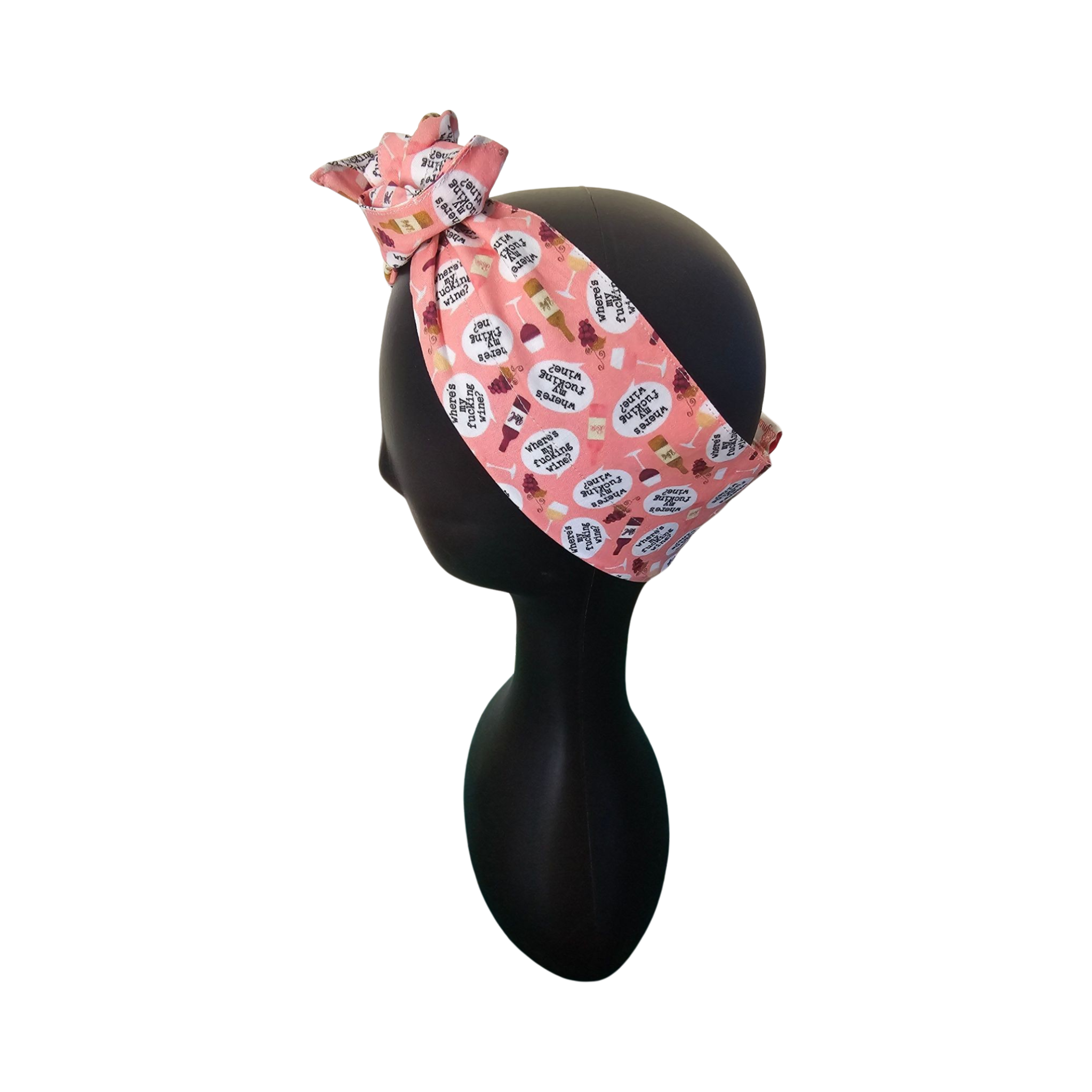 Wire Headband - Side View Wine