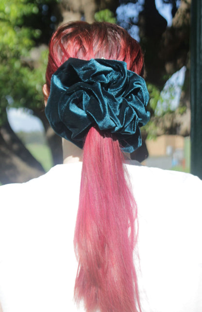 Hair Scrunchie - Velvet Pont Tail 